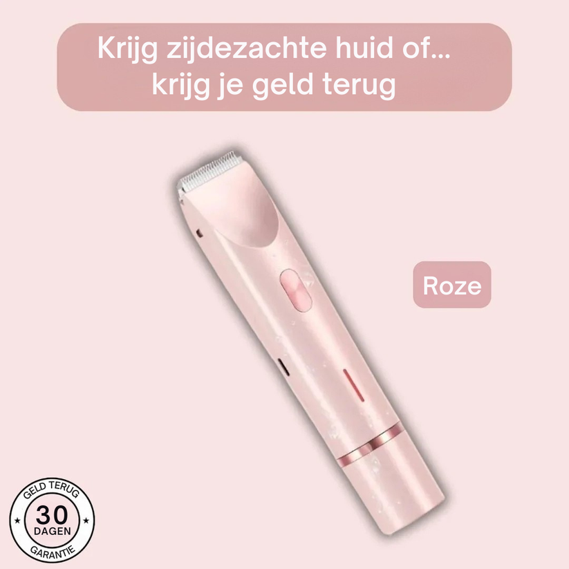Lady Scheerapparaat 2-in-1 – Zijdezacht, pijnloos & snel