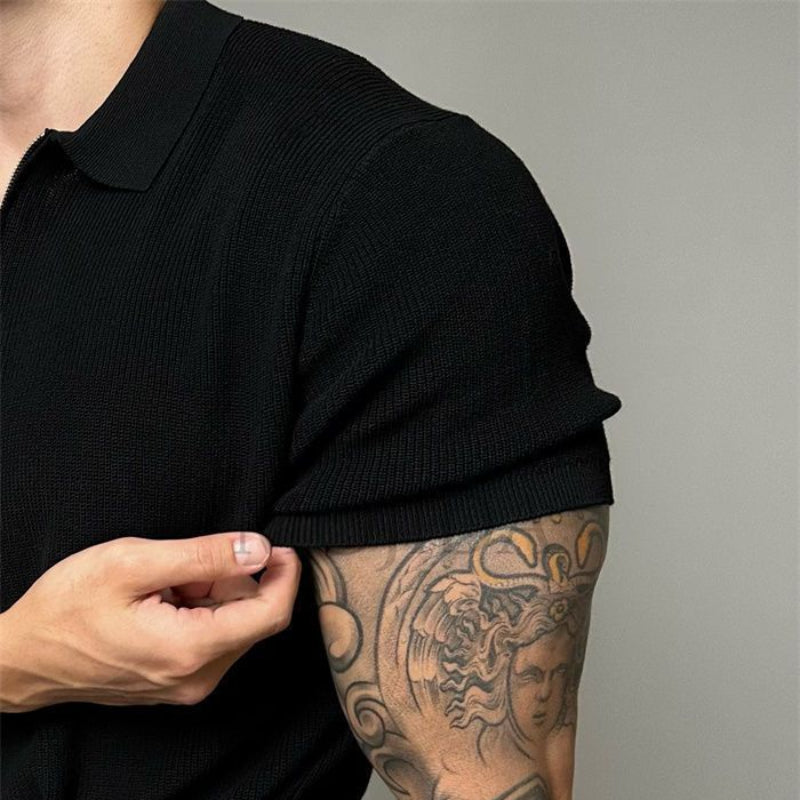 MONARCH ZIP MUSCLE SHIRT - Vizzaro