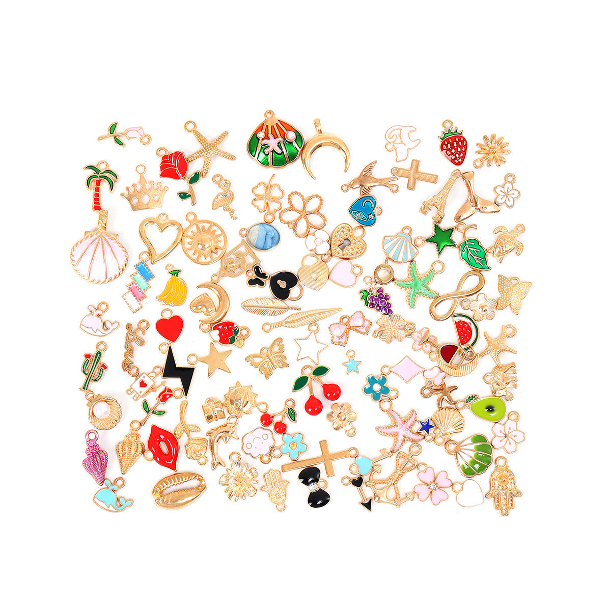 FabuLove DIY Sieraden Set 100+ Bedels – Jouw Stijl, Jouw Creatie - Vizzaro