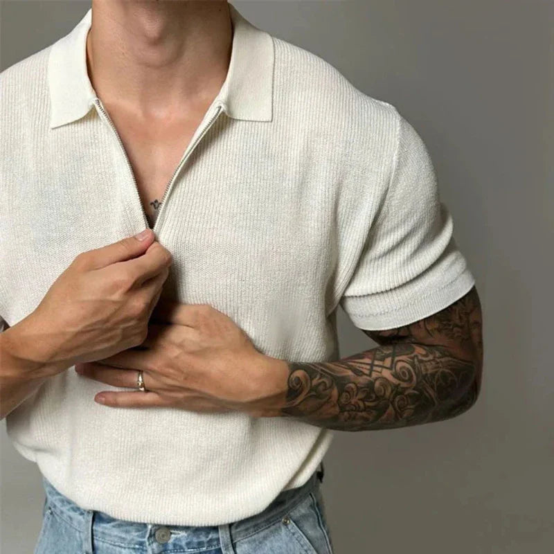 MONARCH ZIP MUSCLE SHIRT - Vizzaro