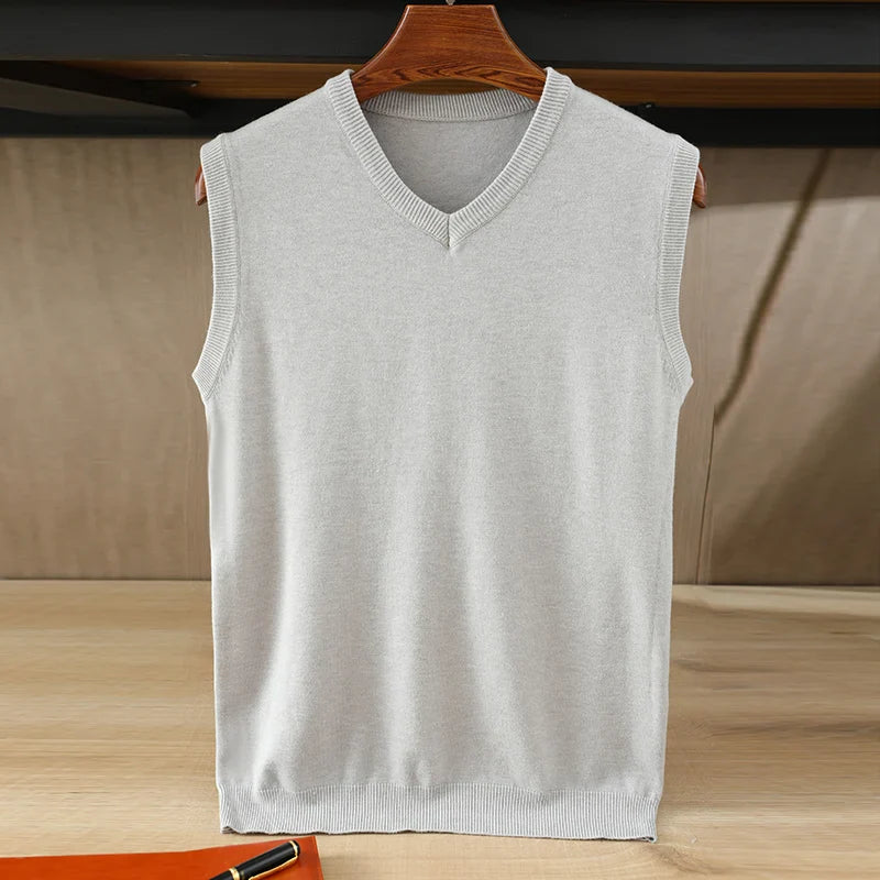 Luxe Knit Vest voor Lagen - Vizzaro