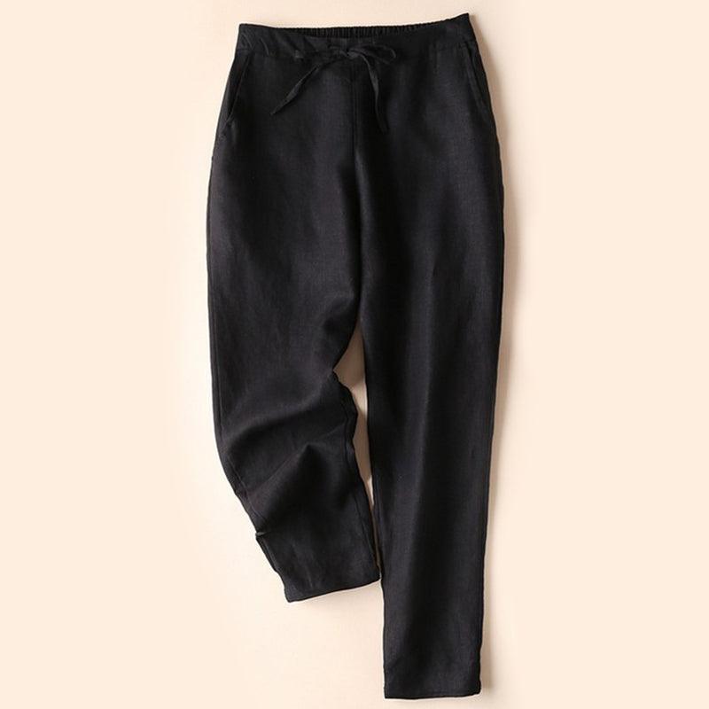 Linnen Damesbroek – Comfortabele Pasvorm & Elegante Look - Vizzaro