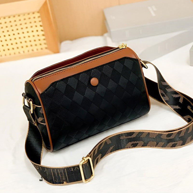 ✨ Luxe Diamantpatroon Crossbody Tas – Grote Capaciteit & 3 Lagen