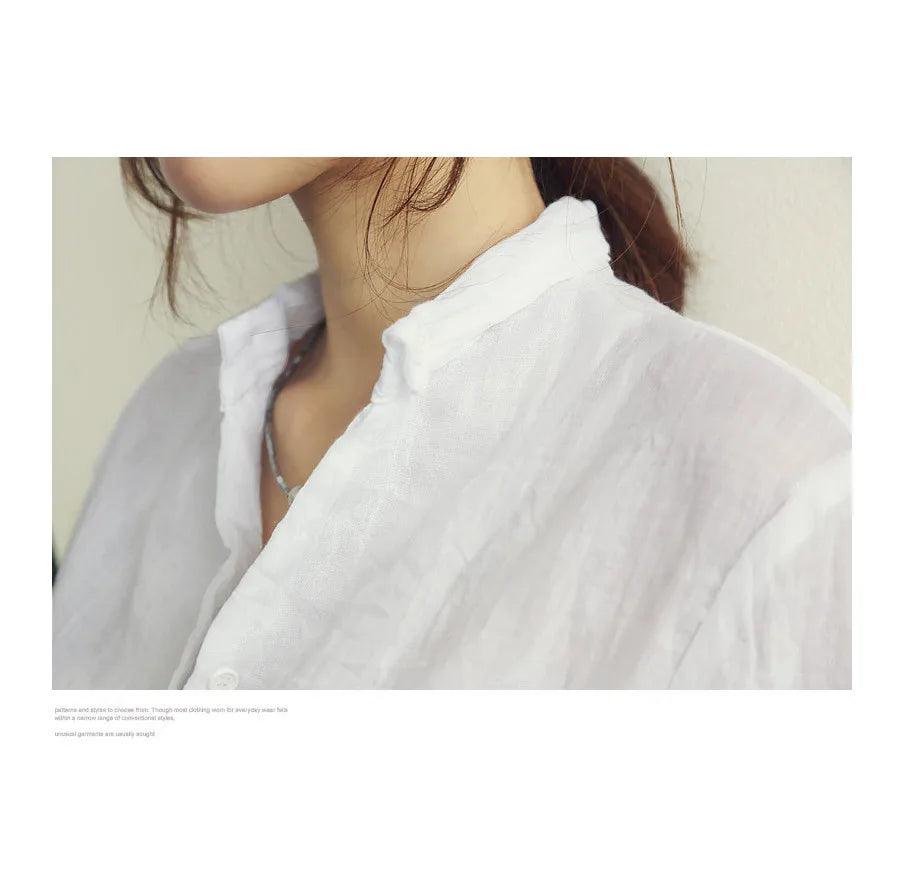 Linnen Shirt Clear *Outlet* - Vizzaro