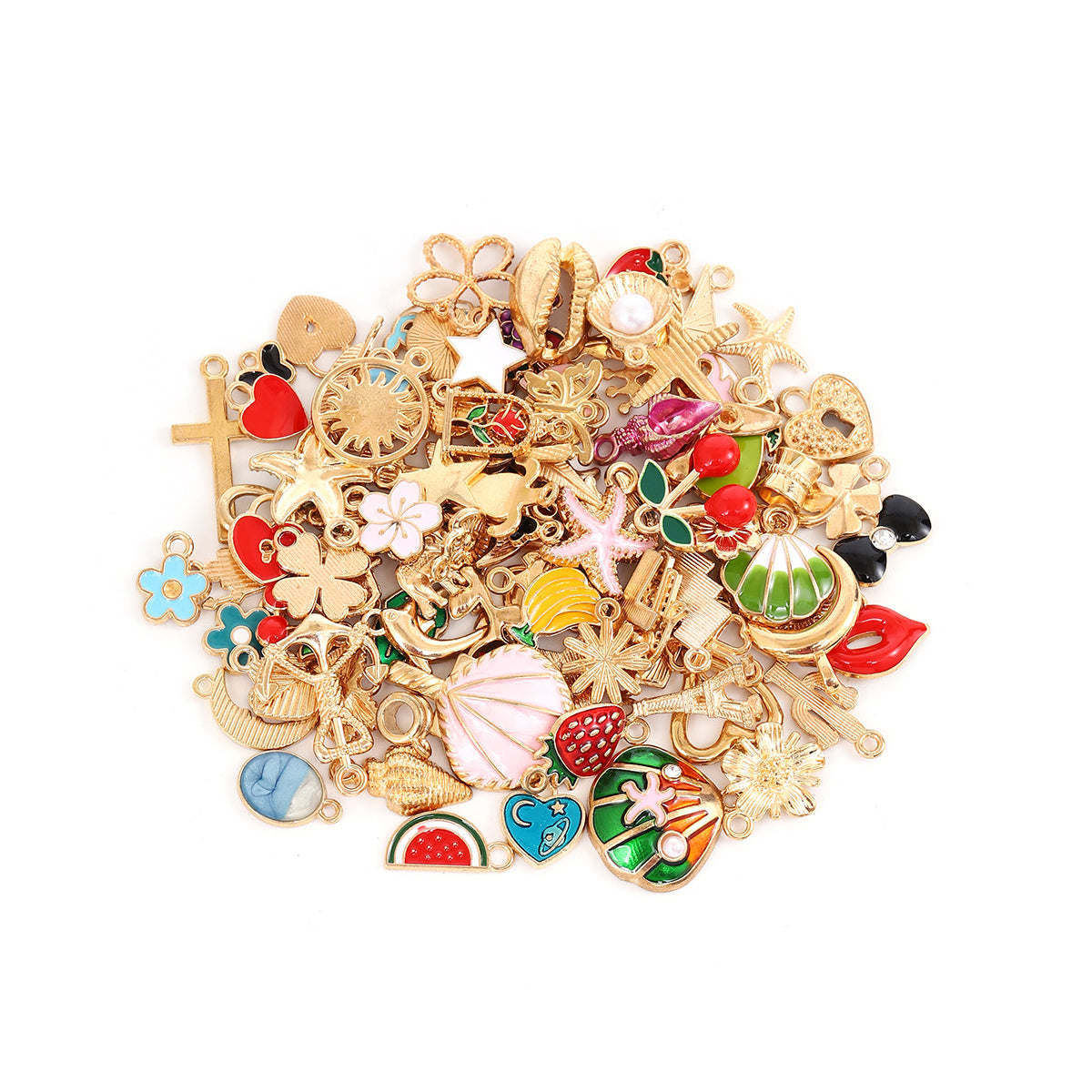 FabuLove DIY Sieraden Set 100+ Bedels – Jouw Stijl, Jouw Creatie - Vizzaro