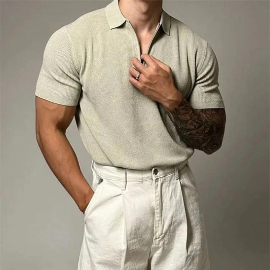 MONARCH ZIP MUSCLE SHIRT - Vizzaro