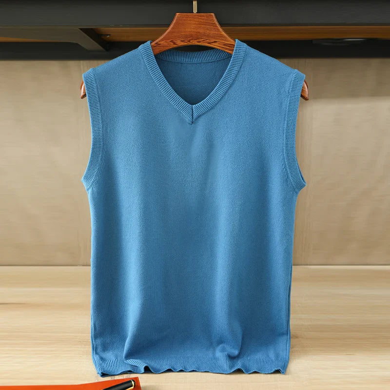 Luxe Knit Vest voor Lagen - Vizzaro