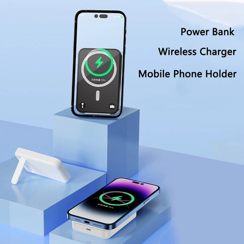 🔋 VOLTRIX™ Magnetische Powerbank – 10.000mAh Draadloos gemak - Vizzaro