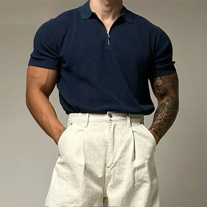 MONARCH ZIP MUSCLE SHIRT - Vizzaro