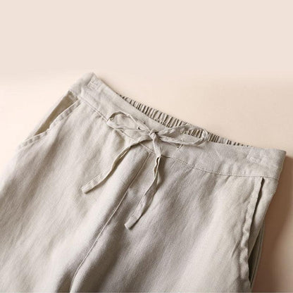 Linnen Damesbroek – Comfortabele Pasvorm & Elegante Look - Vizzaro