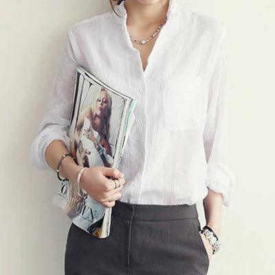 Linnen Shirt Clear *Outlet* - Vizzaro