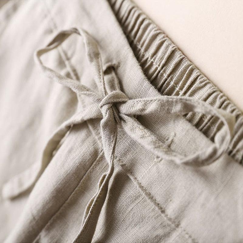 Linnen Damesbroek – Comfortabele Pasvorm & Elegante Look - Vizzaro