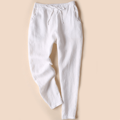 Linnen Damesbroek – Comfortabele Pasvorm & Elegante Look - Vizzaro