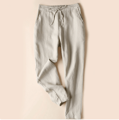 Linnen Damesbroek – Comfortabele Pasvorm & Elegante Look - Vizzaro